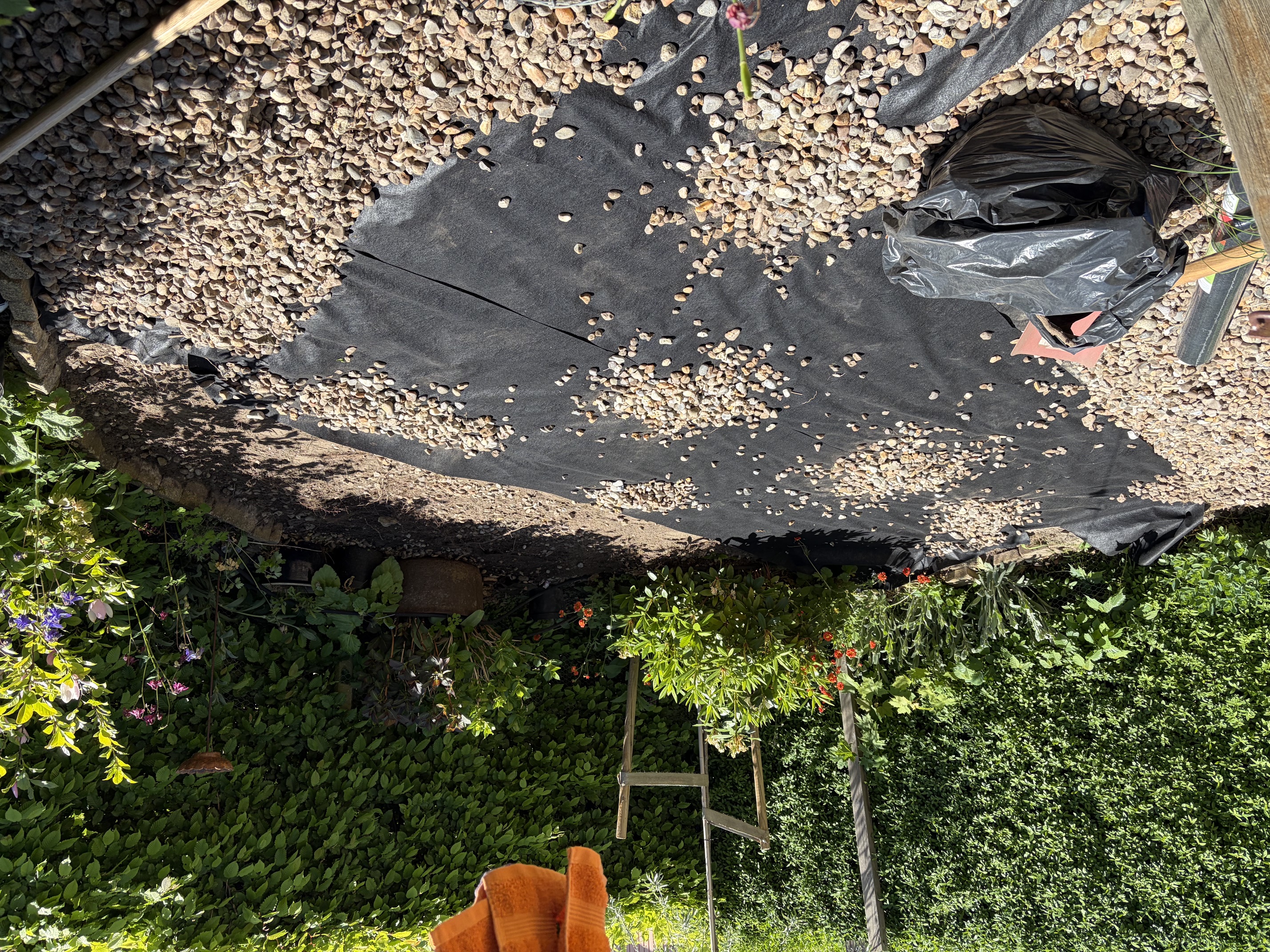 Före grusläggning och markarbete